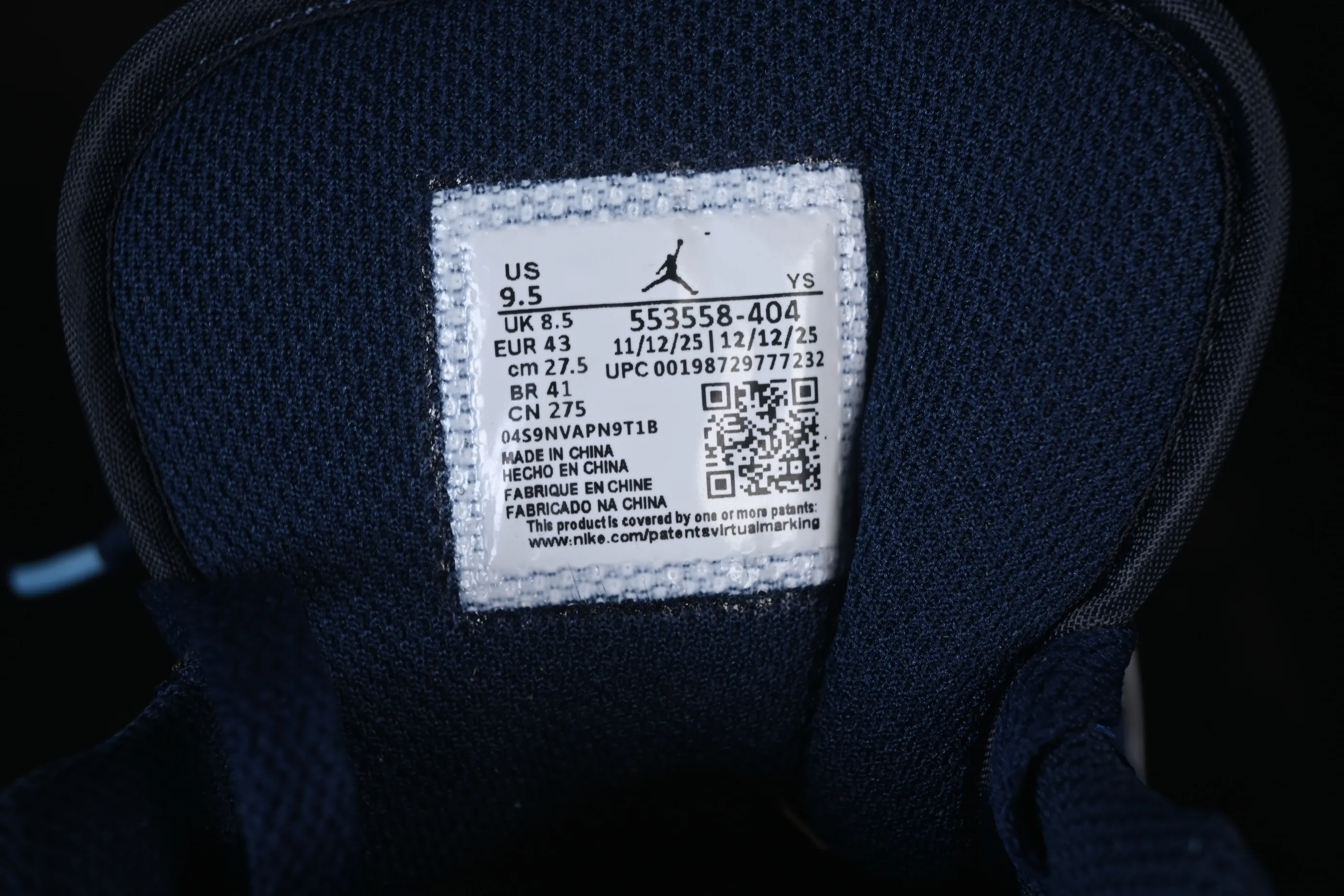 All categories Air Jordan Jordan series basketball shoes Air Jordan 1 Low Air Jordan 1 Low AJ1 Joe 1 white and blue low-top retro cultural basketball shoes 553558-404